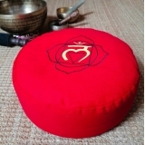 Cuscino da Meditazione ZAFU Rosso - Muladhara - Primo Chakra