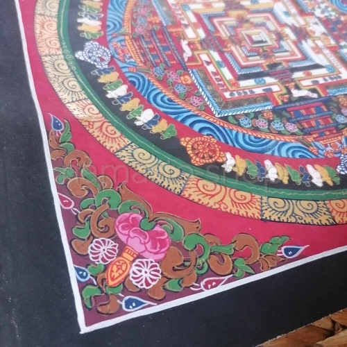 Kalachakra Mandala Tibetano - Ruota del Tempo - Cod. MAND-20