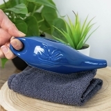Neti Lota / Neti Pot - Lavaggio Nasale - Ceramica Blu