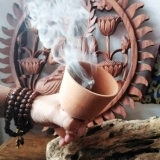 COPALERA in Terracotta - Braciere per Incenso Rituale