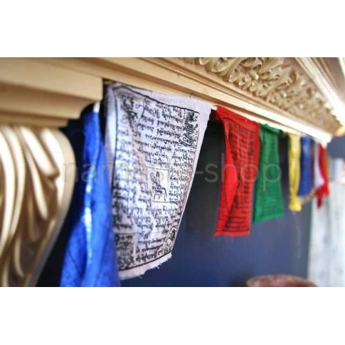 Bandiere Tibetane di Preghiera 10x9 cotone