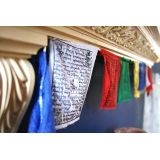 Bandiere Tibetane di Preghiera 10x9 cotone
