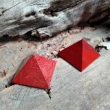 Piramide di Diaspro Rosso 3cm